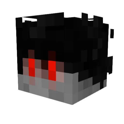 ErFunghetto Minecraft avatar head, 3D render