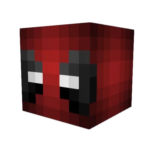 ErLickMc Minecraft avatar head, 3D render