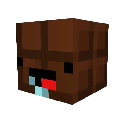 ErSalumiere Minecraft avatar head, 3D render