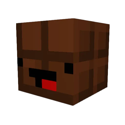 Er_Monnezza Minecraft avatar head, 3D render
