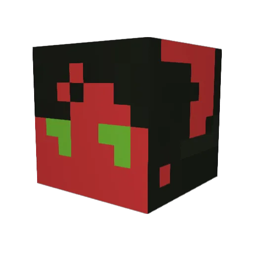 Eraanthe Minecraft avatar head, 3D render