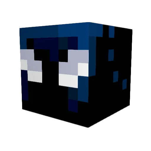 Eraayzy Minecraft avatar head, 3D render
