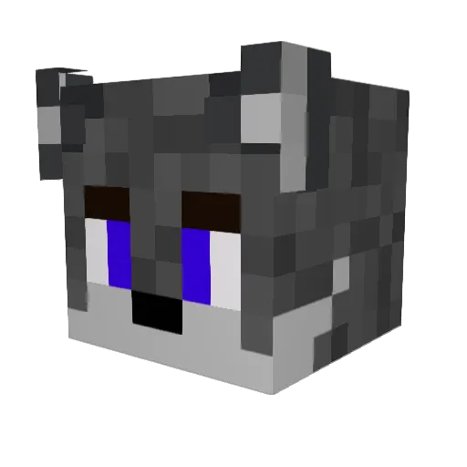 EraeonTV Minecraft avatar head, 3D render