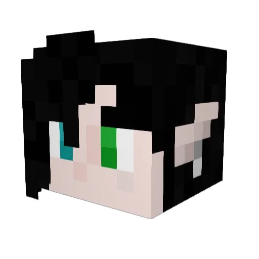Eragon_T Minecraft avatar head, 3D render