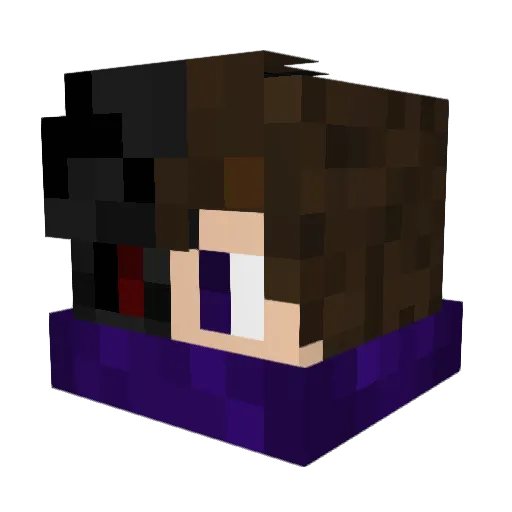 EralpK_YT Minecraft avatar head, 3D render