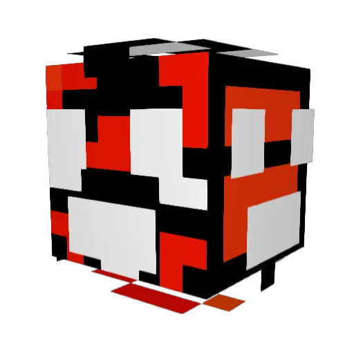 Eran55 Minecraft avatar head, 3D render