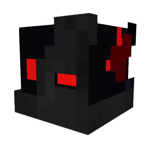 ErasedKyte Minecraft avatar head, 3D render