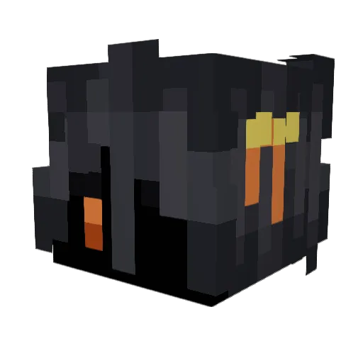 Erasod Minecraft avatar head, 3D render