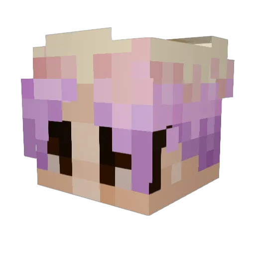 Erawha Minecraft avatar head, 3D render