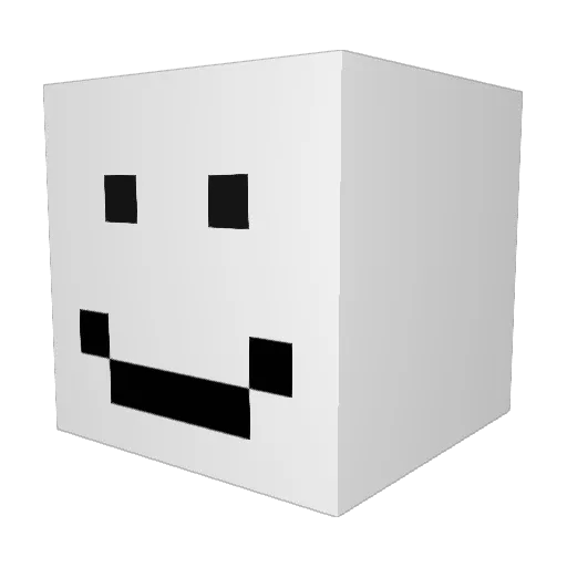 ErayJUAN Minecraft avatar head, 3D render
