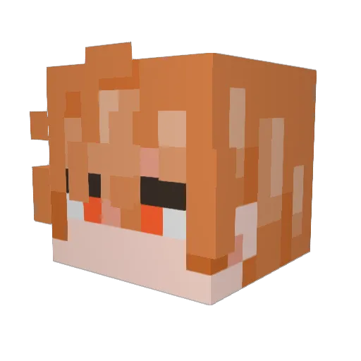 Eray_Smash Minecraft avatar head, 3D render