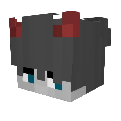 Erbaurero Minecraft avatar head, 3D render
