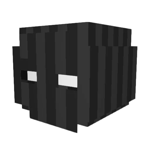 Ercagni Minecraft avatar head, 3D render