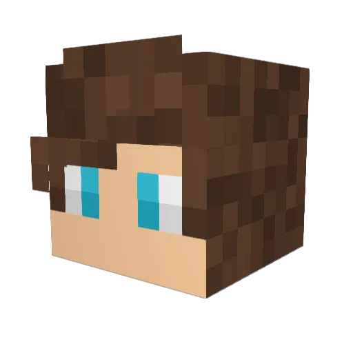 ErdbeerEis05 Minecraft avatar head, 3D render