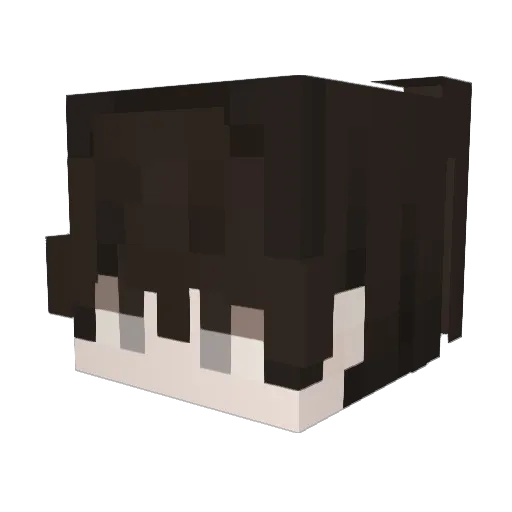 Erdbeer_Gamess Minecraft avatar head, 3D render