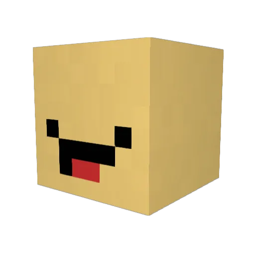Erdferkel05 Minecraft avatar head, 3D render