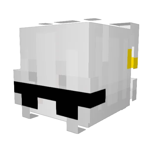 Erdimann Minecraft avatar head, 3D render
