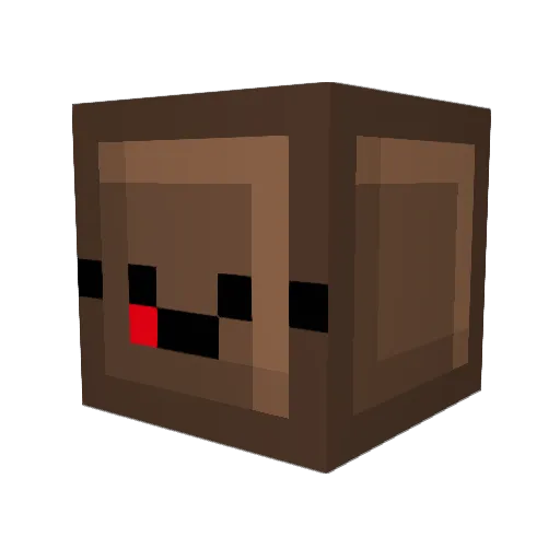 Erdmaennchen2001 Minecraft avatar head, 3D render