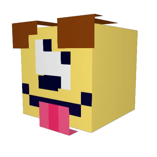 Erdogan0 Minecraft avatar head, 3D render