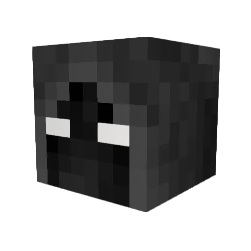 Erdschweif Minecraft avatar head, 3D render