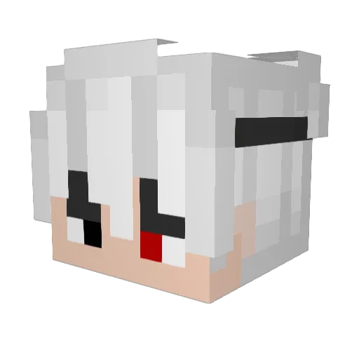 Eremys_ Minecraft avatar head, 3D render