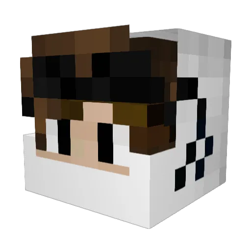 Eren06_X Minecraft avatar head, 3D render