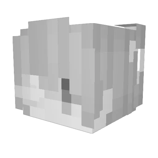 ErenAbi Minecraft avatar head, 3D render