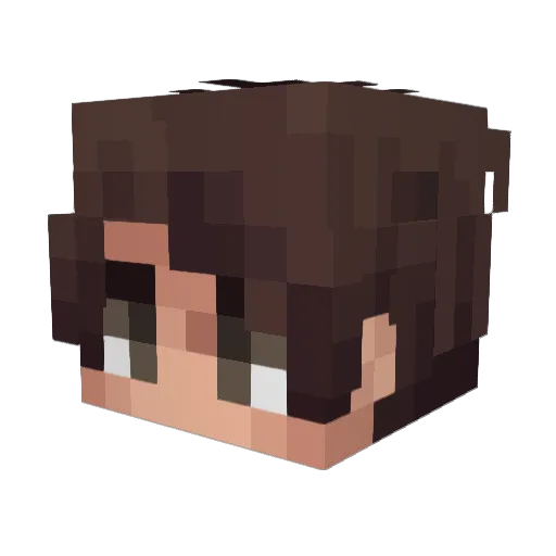 ErenDaldal Minecraft avatar head, 3D render