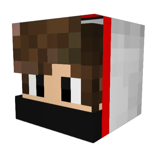 ErenEmre28 Minecraft avatar head, 3D render