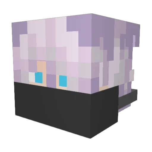 ErenK_ Minecraft avatar head, 3D render