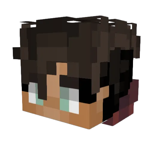 ErenMastik13 Minecraft avatar head, 3D render