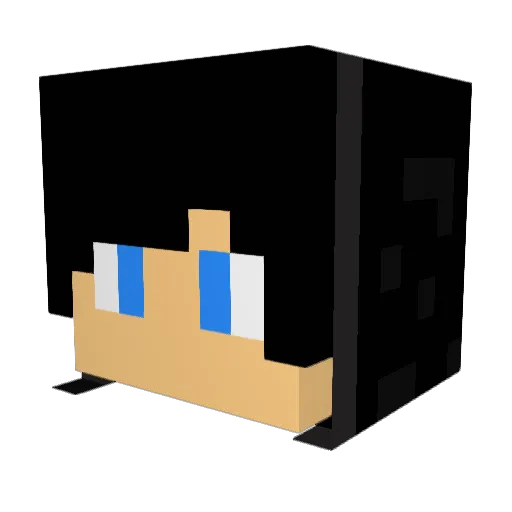 ErenOztw Minecraft avatar head, 3D render