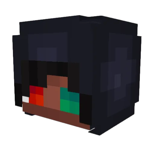 ErenPvPHD Minecraft avatar head, 3D render