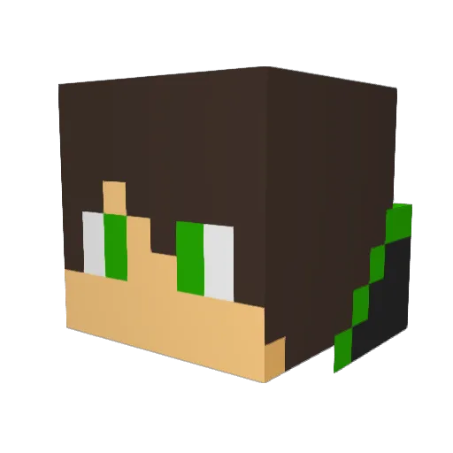 ErenReyizz Minecraft avatar head, 3D render