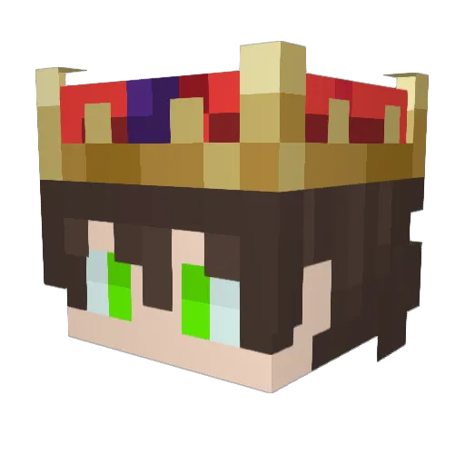 Eren_BJK Minecraft avatar head, 3D render