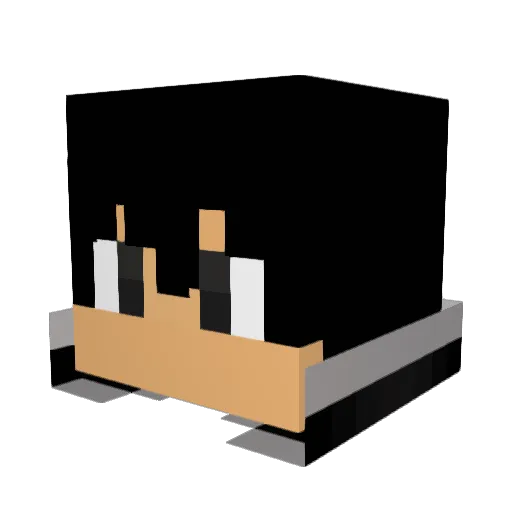 Eren_Hunter Minecraft avatar head, 3D render
