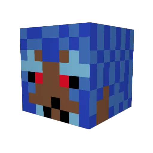 Eren_Jaeger61 Minecraft avatar head, 3D render