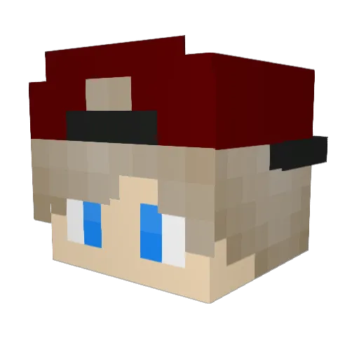 Eren_Jaeger643 Minecraft avatar head, 3D render