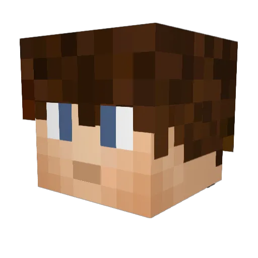 Eren_Senpai Minecraft avatar head, 3D render