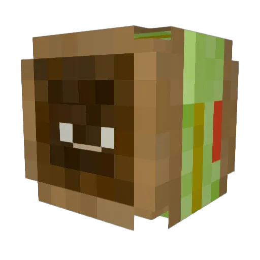 Erents615 Minecraft avatar head, 3D render
