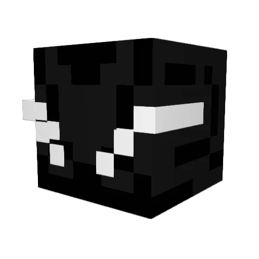 Erevena Minecraft avatar head, 3D render
