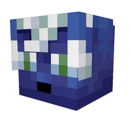 Erezgaming22 Minecraft avatar head, 3D render