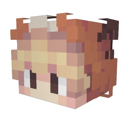 Erfrischend88 Minecraft avatar head, 3D render