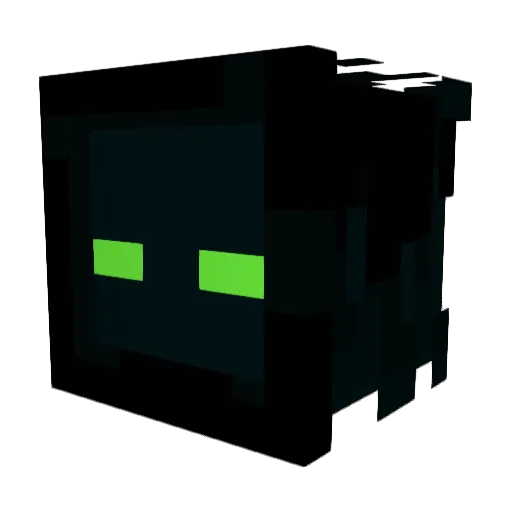 Ergo7 Minecraft avatar head, 3D render