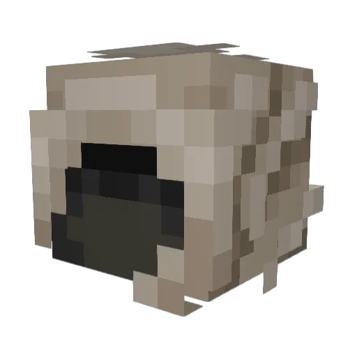 Ergosum1 Minecraft avatar head, 3D render
