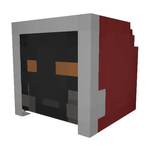 Erhrazz Minecraft avatar head, 3D render