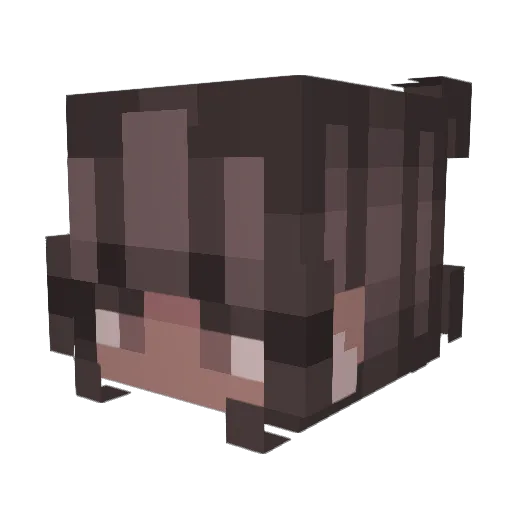 EriBunni Minecraft avatar head, 3D render