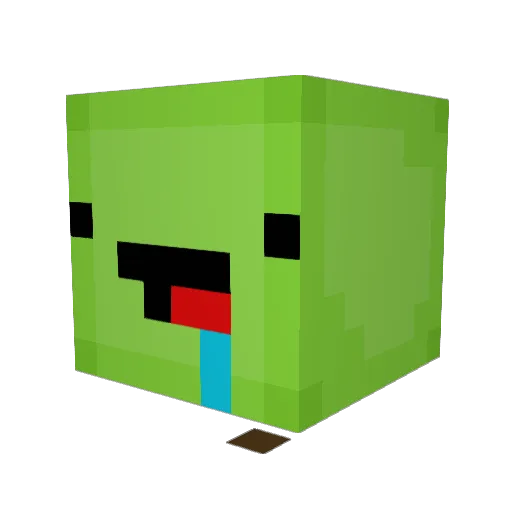Eri_kas Minecraft avatar head, 3D render