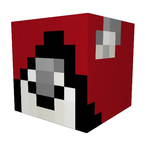 Erian2007 Minecraft avatar head, 3D render