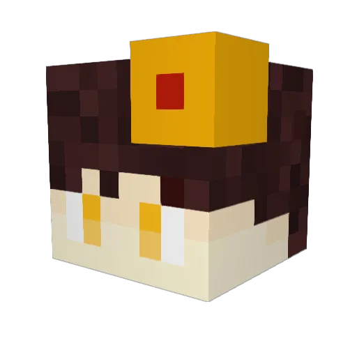 Eric0814 Minecraft avatar head, 3D render